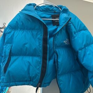 The North Face Kids Teal Puffer Jacket